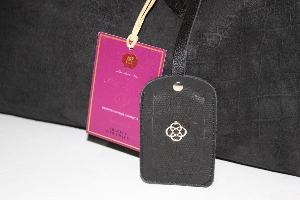 Wanderlust Suede Duffle: Black