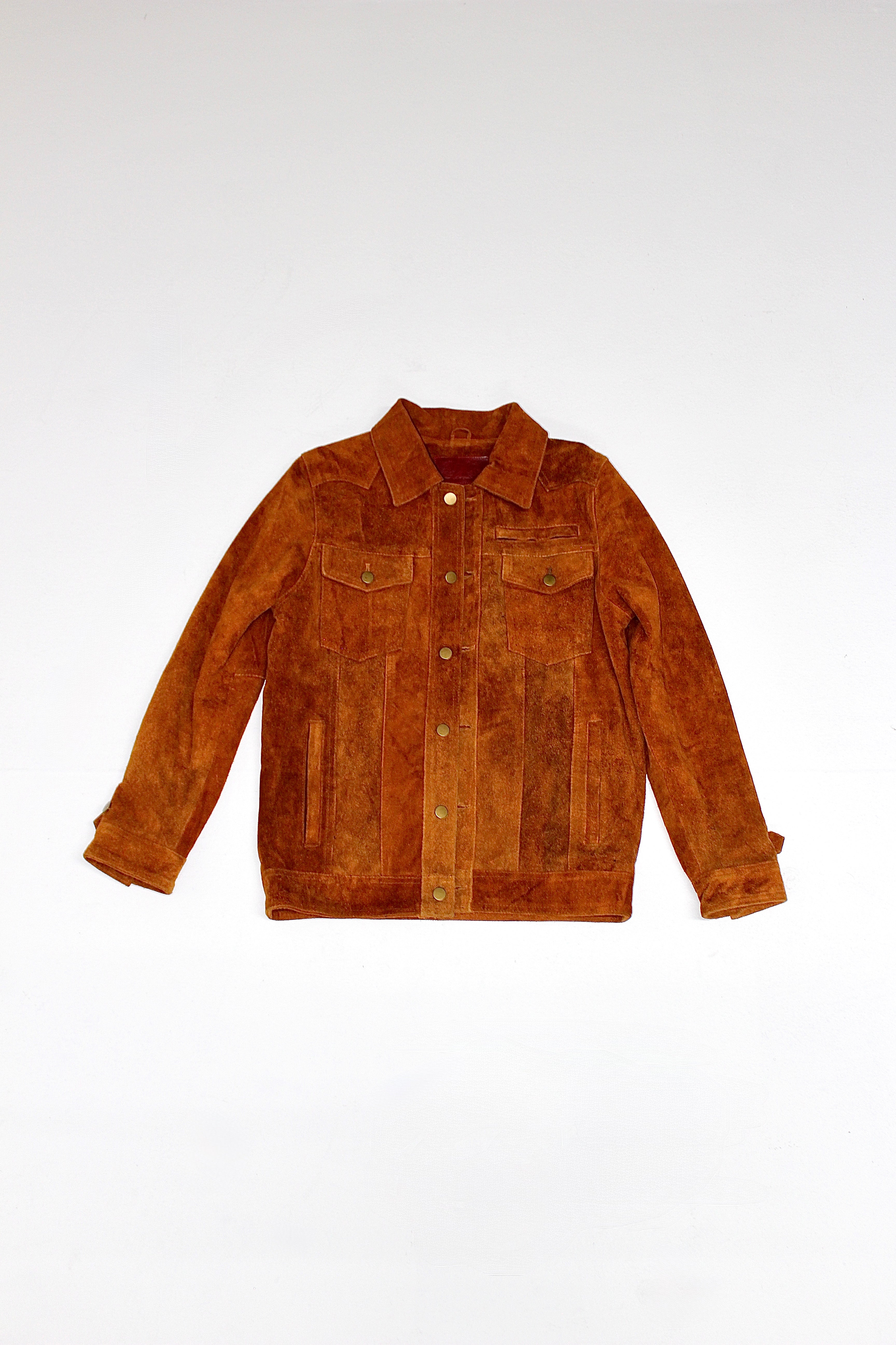 Suede Jacket: Marigold