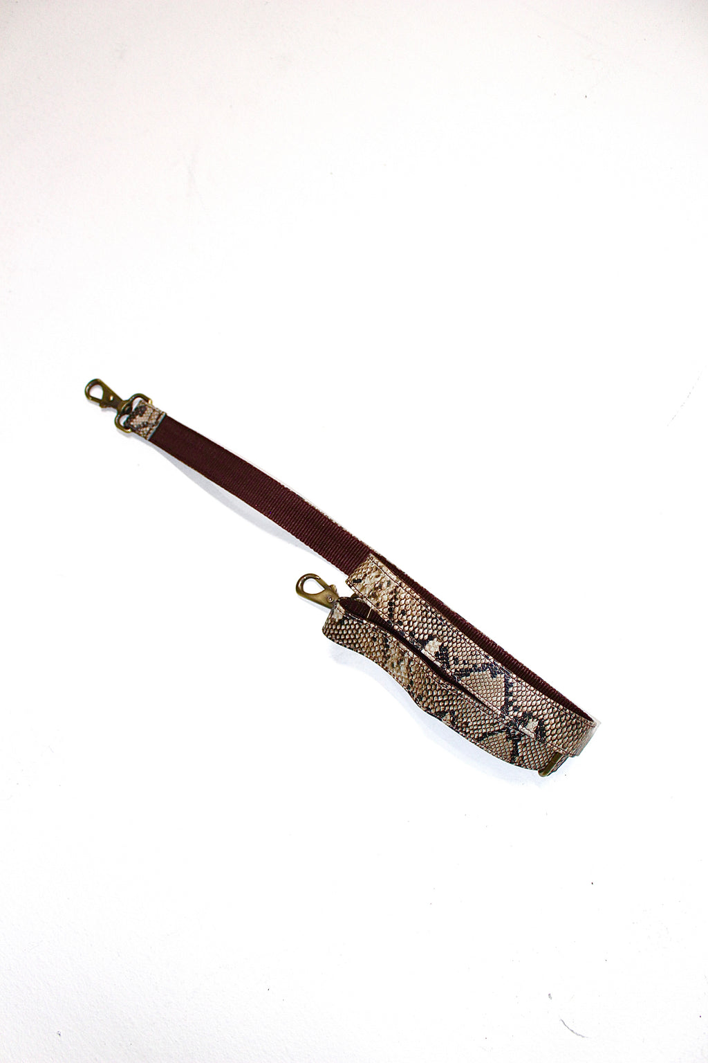 Elaine Suede Purse: Brown