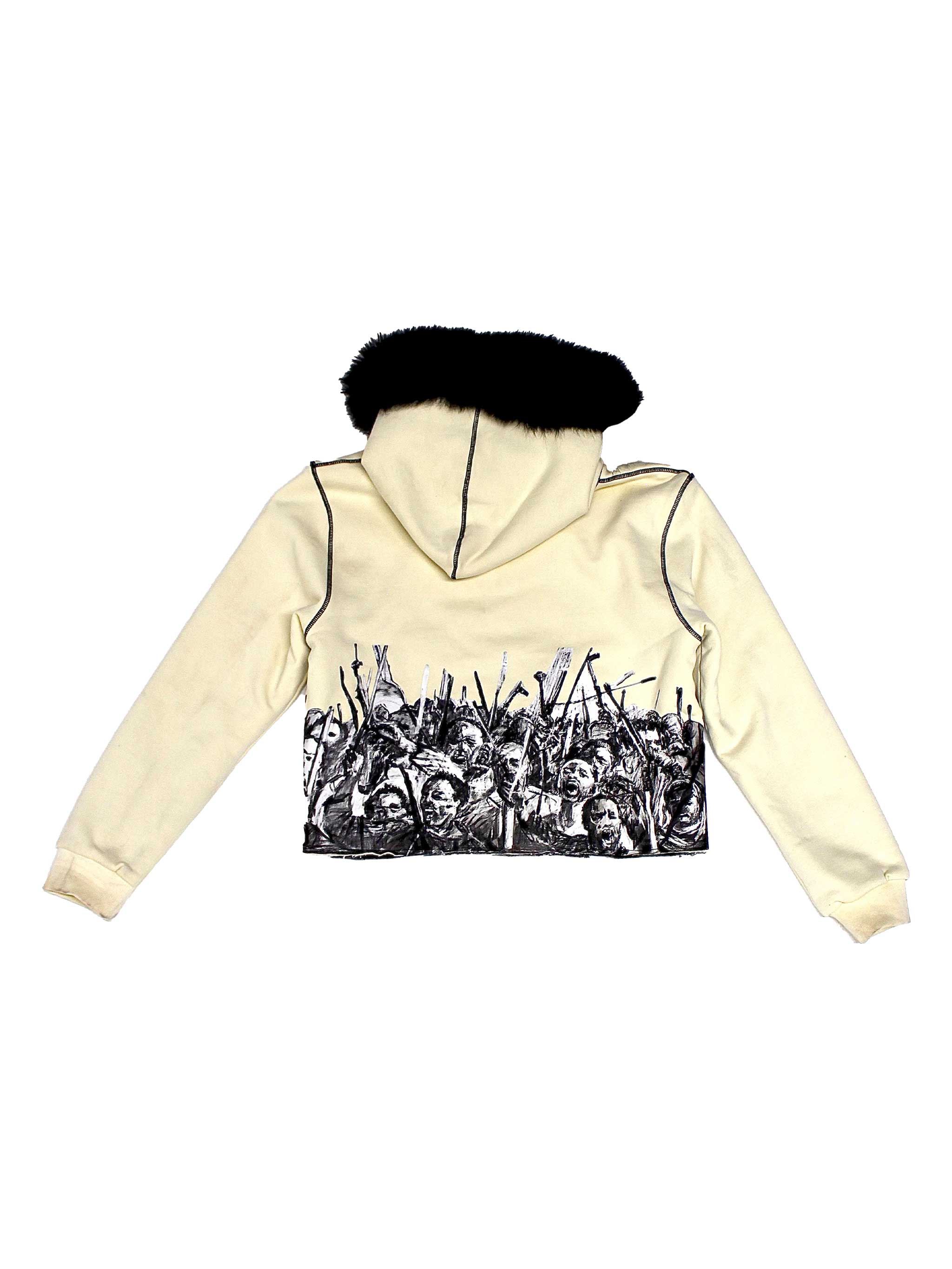 Apartheid Fur Hoodie