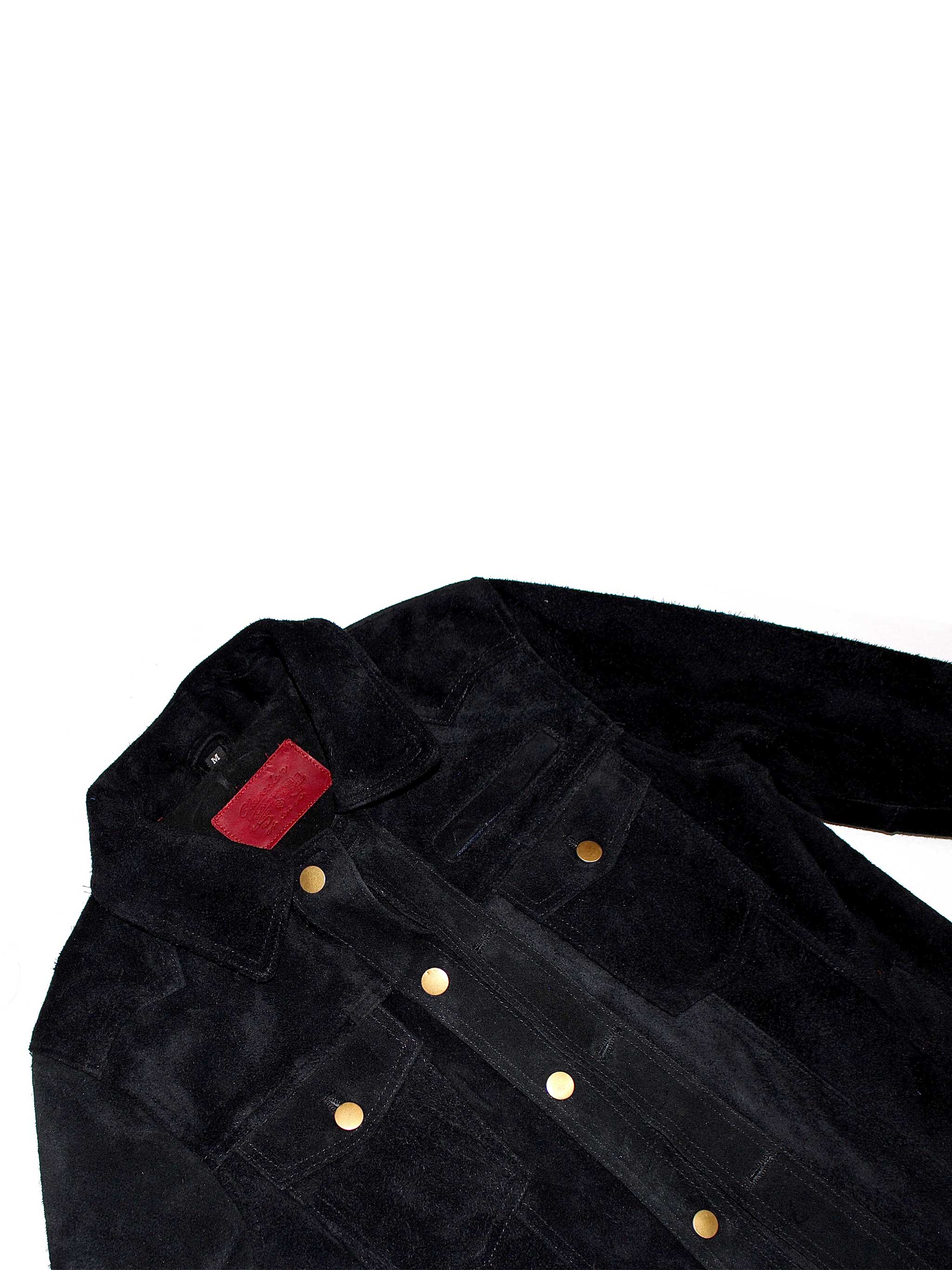 Suede Jacket: Black
